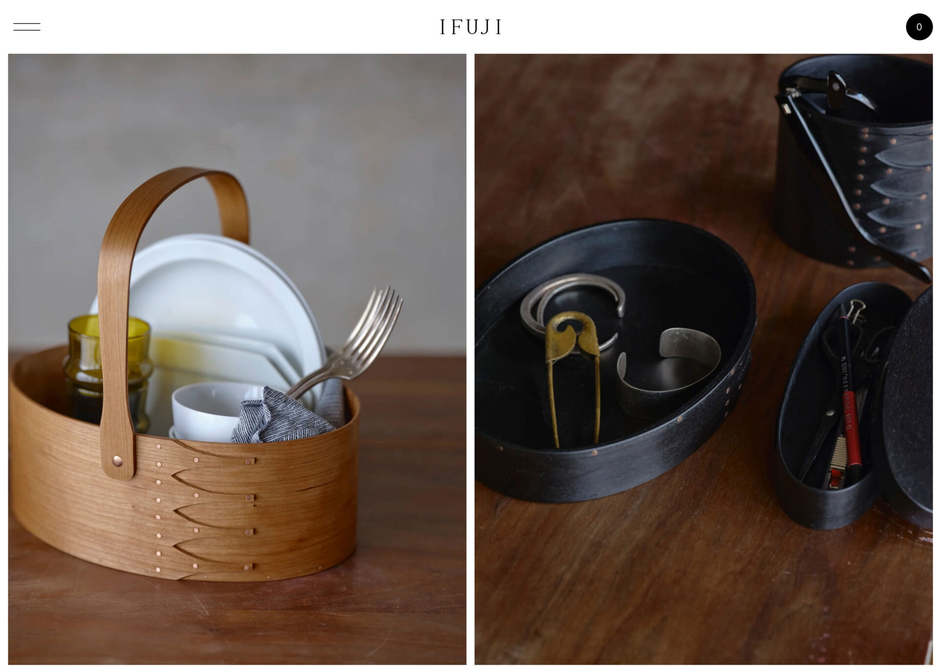 IFUJI 黒の木製オーバル型ごみ箱 IFUJI 黒の木製オーバル型ごみ箱 masashi-ifuji-oval-box-black-
